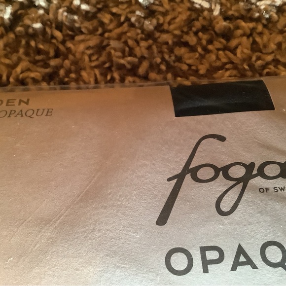 Fogal semi opaque pantyhose, 30 denier, style 138N, color noir (black), size: M - Picture 7 of 12